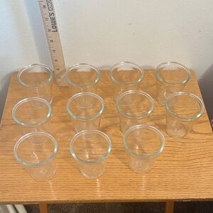 Set of Clear Glass Shot Glasses
